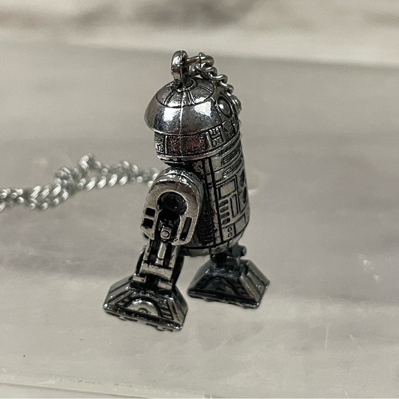 R2D2 Vintage Star Wars Necklace Enamel marked (c) 77 20th Century Fox - Picture 5 of 9